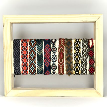 دستبند نقشه بافی عرض (2CM) قاب کد 1